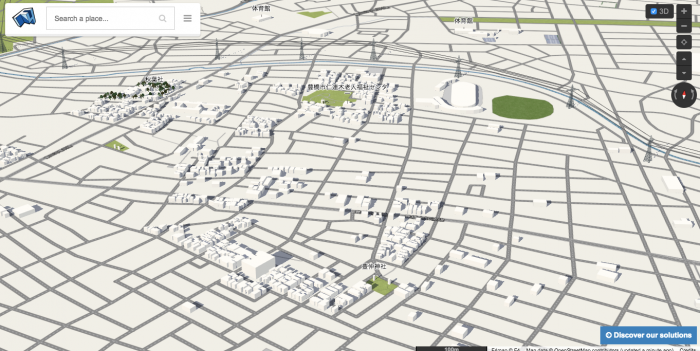 1209地図お絵描き学習会-F4map_Demo_Interactive_3D_map-東田周辺